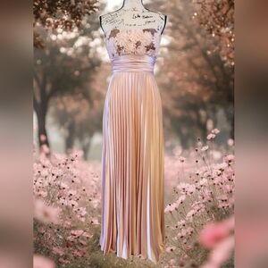 Speechless Vintage Strapless Pink Dress